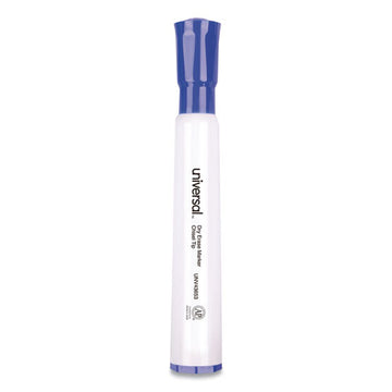 Universal™ Dry Erase Marker, Broad Chisel Tip, Blue, Dozen freeshipping - TVN Wholesale